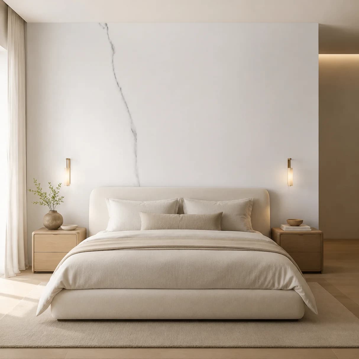 SPC-Wandpaneel Marmoroptik – Calacatta Matt 101 – Ansicht 4