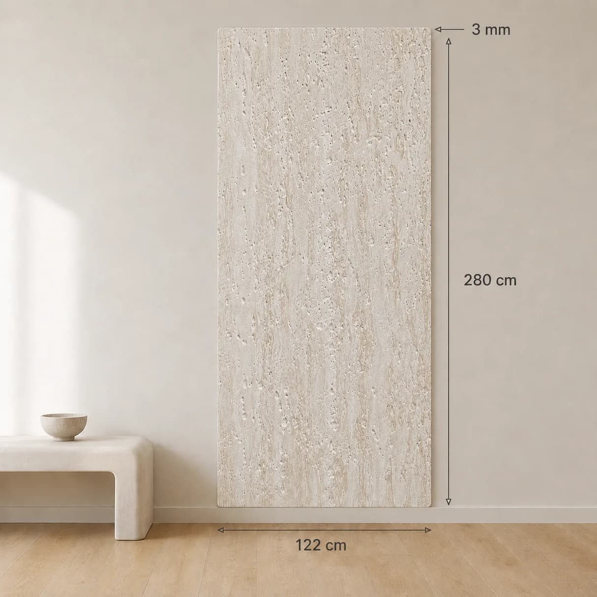 SPC-Wandpaneel Beige – 201 – Ansicht 3