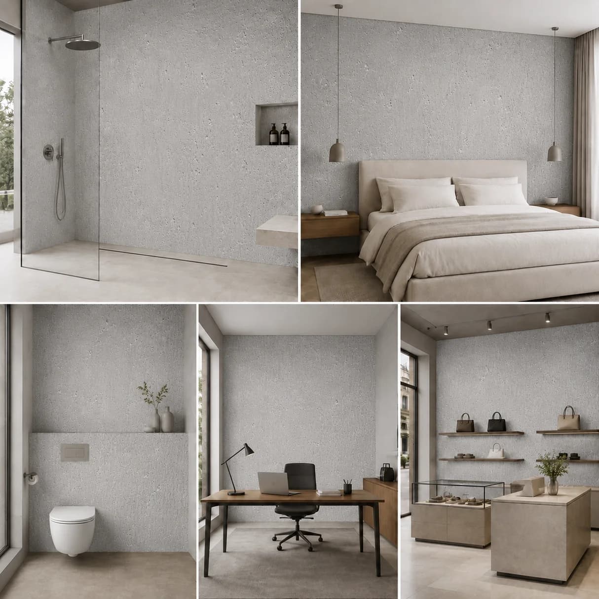 SPC-Wandpaneel Betonoptik – Soft Beton 203 – Ansicht 5