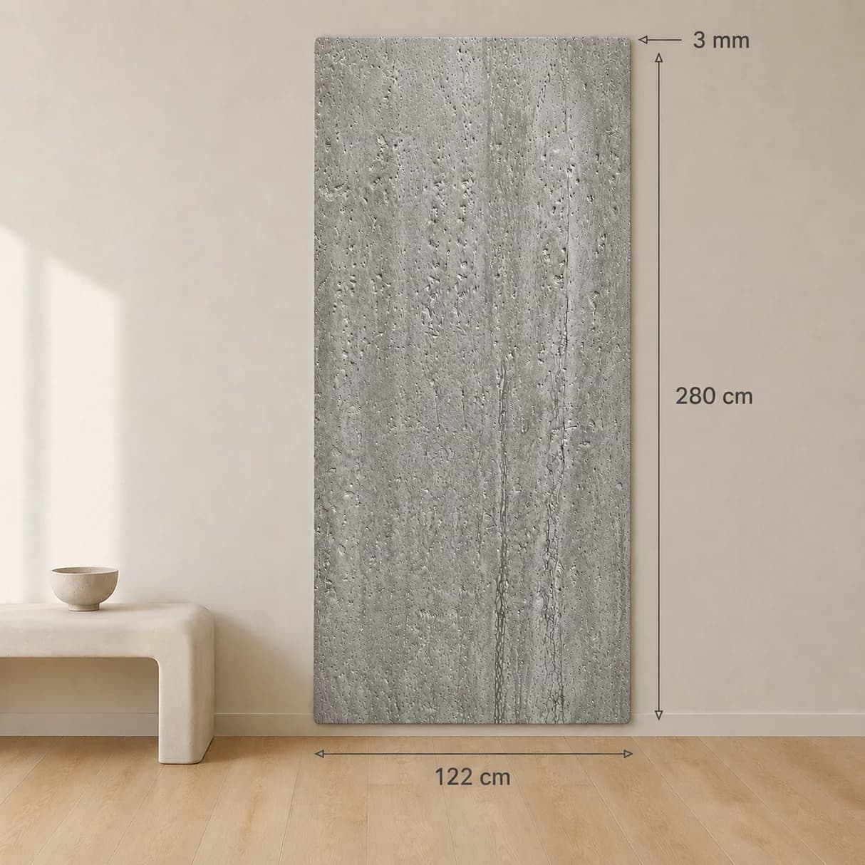 SPC-Wandpaneel Betonoptik – 205 – Ansicht 3