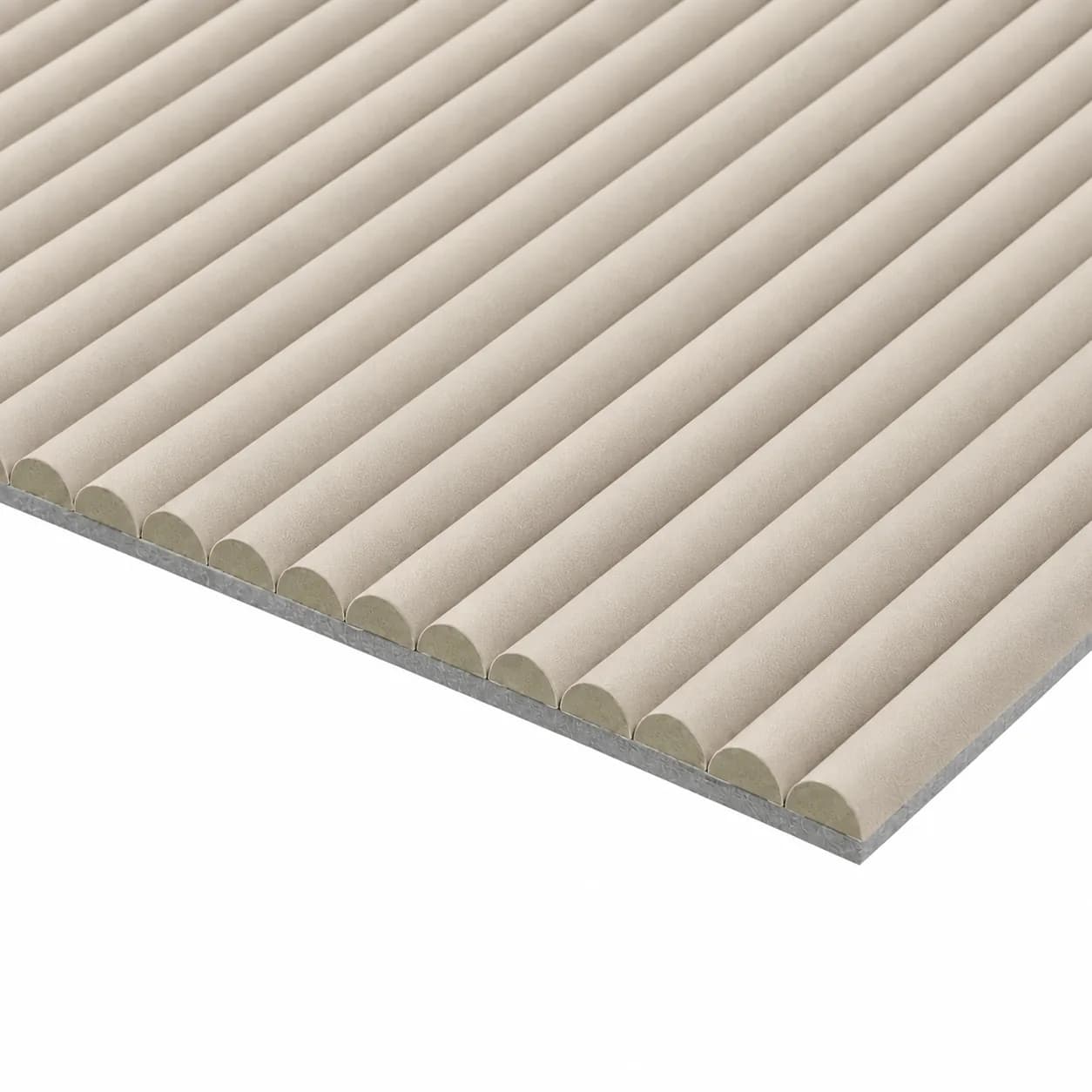 Japandi Akustikpaneel Suede – Geschlossen – Beige
